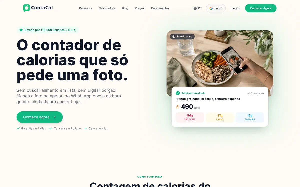 Site do ContaCal